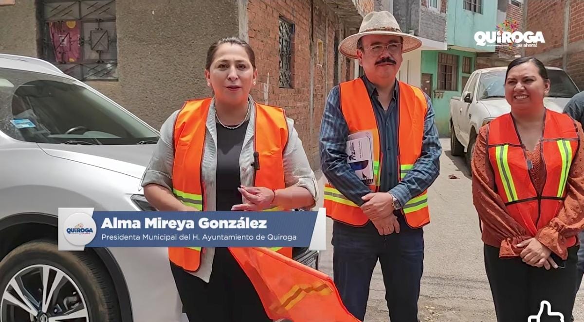 Inicia Gobierno de Quiroga construcción de paso peatonal en Privada 20 de Noviembre