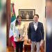 Gaby Molina y Mario Delgado fortalecen coordinación a favor de la educación