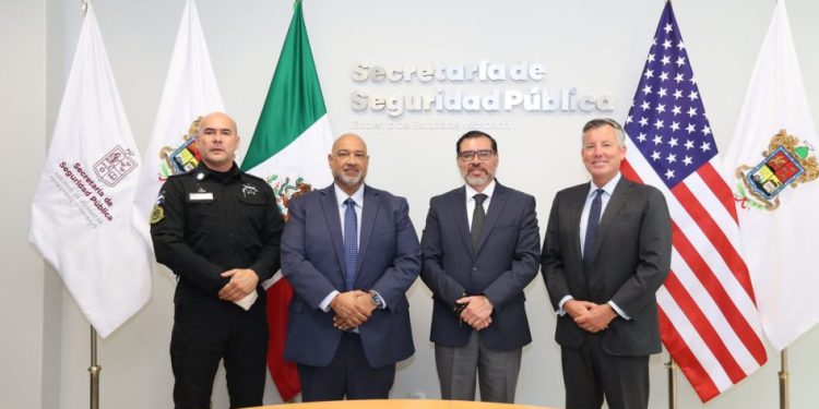 SSP y autoridades de EUA se reúnen para mejorar trabajo antiexplosivos en Michoacán