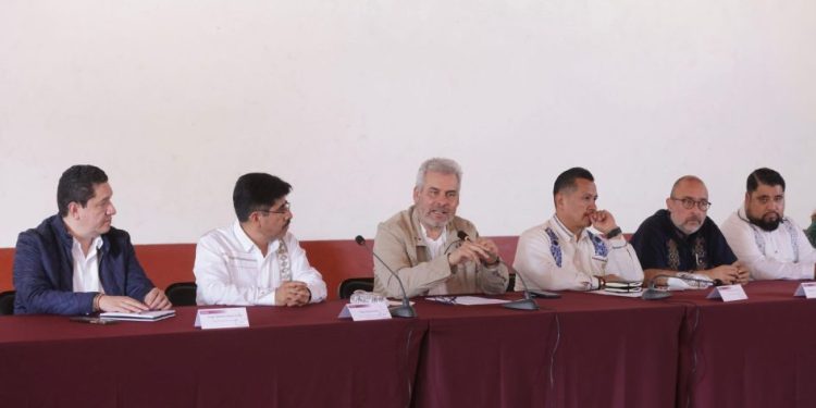 Bedolla refrenda a Hugo Aguilar Ortiz respaldo de Michoacán para transformar sistema de justicia en México