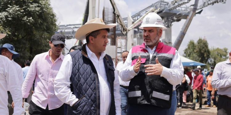 Avanza construcción del teleférico en Uruapan, supervisa Bedolla trabajos de infraestructura