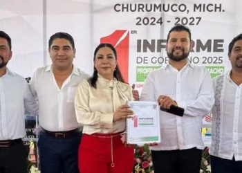 Churumuco rinde cuentas con transparencia y compromiso social: Octavio Ocampo respalda informe de Judith Chino