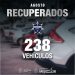 Durante agosto, 238 vehículos recuperados: SSP