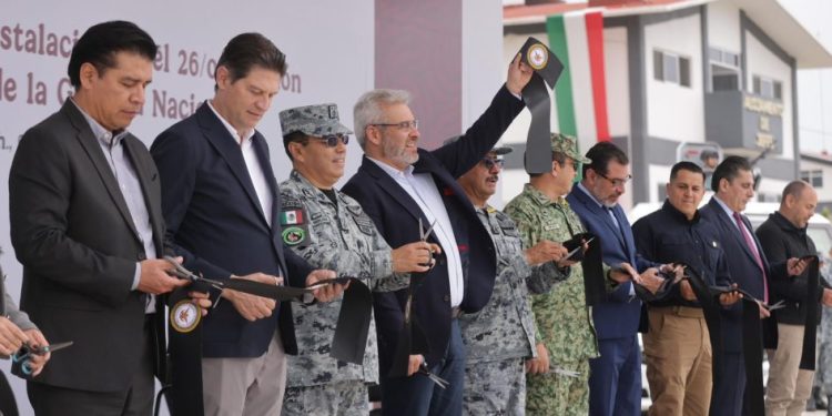 Inaugura Bedolla cuartel regional de la Guardia Nacional en Tarímbaro