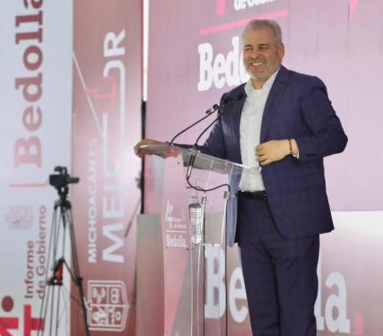 Para Uruapan, 600 mdp estatales para obras en 2026, anuncia Bedolla en su informe regional