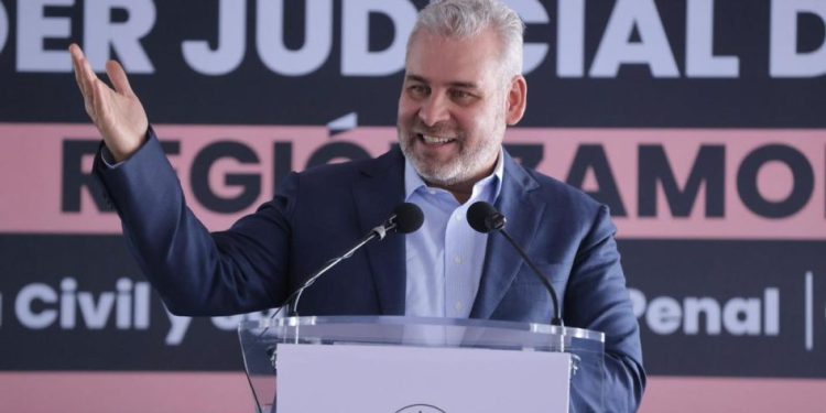 Inaugura Bedolla salas regionales judiciales en Zamora; se acerca la justicia a 637 mil habitantes