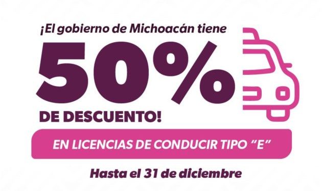 Habrá descuento del 50% en licencias de conducir del servicio público: ITransporte