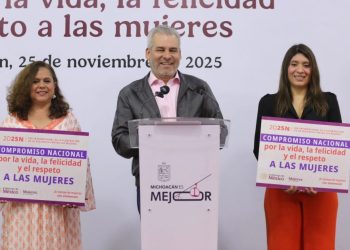 Michoacán se suma al compromiso nacional por el respeto a las mujeres: Bedolla