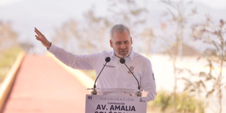 Michoacán construye un mejor Morelia; Bedolla inaugura segunda ampliación de la av. Amalia Solórzano
