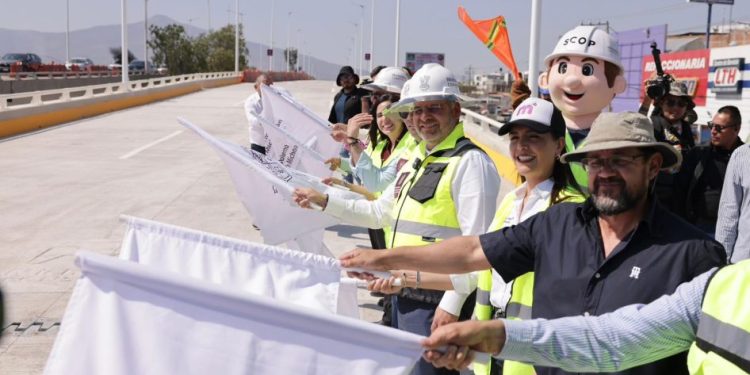 Tras 5 meses de construcción, abre Bedolla circulación en puente norte del distribuidor Eréndira