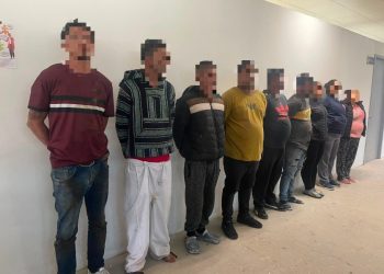 En operativo interinstitucional, SSP brinda apoyo a FGE para detener a 9 presuntos implicados en homicidio en Uruapan
